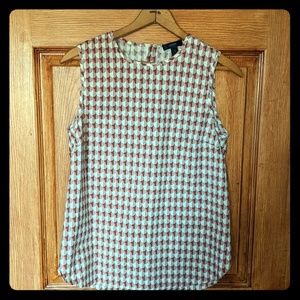 J.Crew patterned Blouse Size 2
